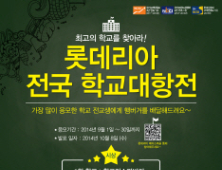 롯데리아 ‘전국 학교대항전’ 이벤트