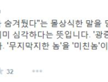 “더러운 벌레는 더러운 곳에서 자란다” 전우용, 서북청년단에 한탄