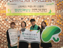 스타벅스 커뮤니티 스토어, 첫 번째 기금 전달식