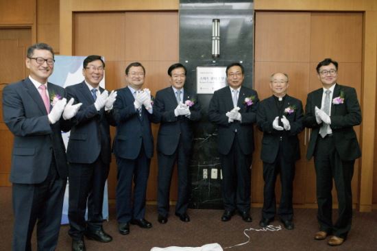 최재유 미래창조과학부 제2차관이 3일 오전 서울 마포구 서강대학교 마테오관 리셉션홀에서 열린