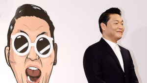 싸이 “‘강남스타일’ 행복한 트로피”