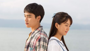 도경수 등에 편히 업힌 김소현 “‘순정’은 내게 첫사랑 같은 영화”