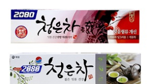 ‘2080 청은차’ 치약, 중국에서 인기