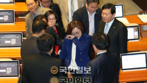 결국 울어버린 은수미 “저는 포기 못 해요”…‘10시간 17분’ 필리버스터 국내 최장기록 경신