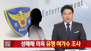 [친절한 쿡기자] 유명 女가수 “성매매 제안 받았지만 거절” 경찰 조사