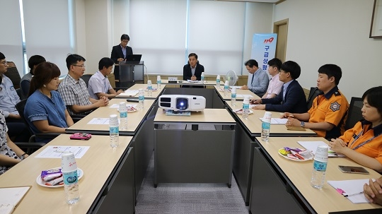 응급처치 대응능력 향상을 위한 구급상황관리 Case-Study 장면. <사진=경상북도>