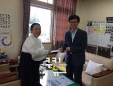 이석문 제주교육감, 추석앞두고 사회복지시설 위문