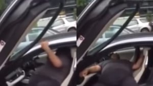 [쿠키영상] 뚱보남 “내겐 너무 작은 스포츠카!” 고난의 탈출 영상