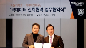 미래에셋대우, 서울대와 빅데이터 활용 주가예측 모형 개발