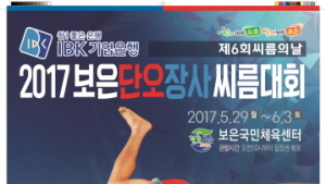 'IBK기업은행 2017보은단오장사씨름대회' 충북 보은군서 개최