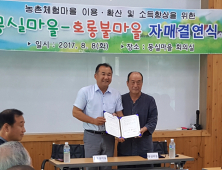 무주군 설천면 호롱불마을과  안동시 일직면 몽실마을 교류협약 체결