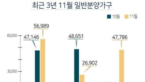 11월 전국에 새 아파트 4만7800여가구 분양