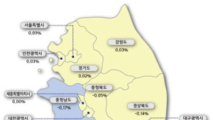 전국 아파트값 상승 멈추고 '보합'…서울만 상승폭 '확대'