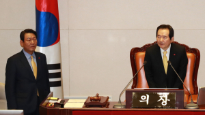 정세균 의장, 여야 예산안 협상 주시…직권 상정 가능성 적어