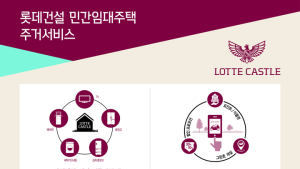롯데건설, 그룹계열사와 MOU…'임대주택 서비스' 강화