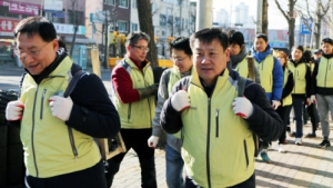 한양, 연말 맞아 릴레이 봉사활동