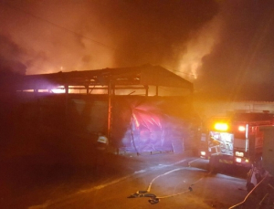 양산 돼지축사서 불…돼지 700여 마리 소사