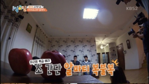 '1박2일' 정준영, 카자흐스탄에서 첫 야외 취침자