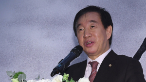 김성태 원내대표 '자코메티 특별전 개막식' 참석