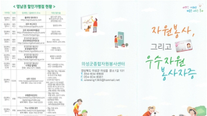 의성군, 우수 자원봉사자에 특별 혜택 준다