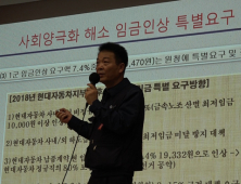 현대차 노조, 임금 11만6276원 인상 요구안 확정