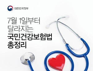 [카드뉴스] 7월1일부터 달라지는 국민건강보험법 총정리