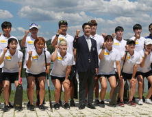 남북 카누 단일팀, 탄금호에서 진수식 및 안전기원제 진행