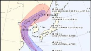 제14호 태풍 ‘야기’, 중국으로 향하나…폭염 지속 전망