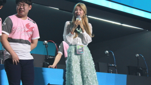 [오버워치 컨텐더스] 우승소감 밝히는 러너웨이 ‘꽃빈’ 이현아 게임단주