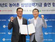 롯데GRS, 농어촌 상생협력기금 출연 협약 체결