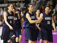 로숙영-김한별 분전했으나…여자농구 단일팀, 대만에 2점차 석패