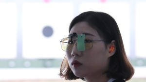 김민정, 사격 여자 25ｍ 권총 동메달 획득