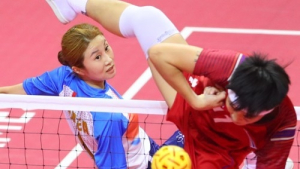 한국 여자 세팍타크로 최고 성적 달성… 은메달 획득