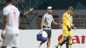 조현우, 큰 부상 피했지만… 우즈벡전 불투명