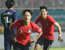 이승우, 통산 일본전 3골로 ‘일본 킬러’ 면모 과시