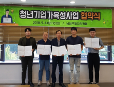 남양주시, 청년기업가 육성사업 협약 체결