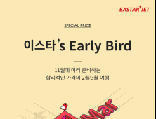 이스타항공, 내달 1일부터 ‘이스타’s 얼리버드‘ 특가 이벤트 진행