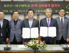 대구대-합천군 관학협력 업무협약 체결
