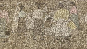 박수근 ‘시장의 사람들’ 경매 유찰… 옥션 측 40억 값어치 추정