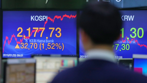 외인 전기전자 ‘담자’ 코스피 1% 대 상승…2177.73 마감