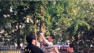 류수영, 이승윤과 21년 전 전통무예 동아리 훈련 모습 공개