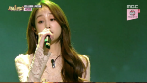 '지금 1위는' 박보람, 신효범 '세상은' 열창… 수화까지 선보여