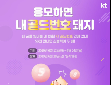 ‘5G 이후 처음’…KT, 골드번호 추첨 행사 시행