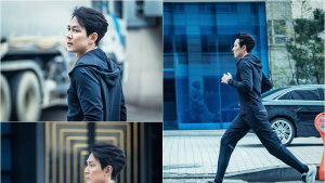 '보좌관' 이정재, 트레이닝 복 입은 모습 공개... 