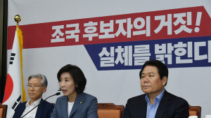 한국당, 조국발 국회 보이콧 강행하나...