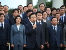 황교안 “文대통령 조국 임명 폭거에 총력투쟁”