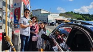 남해고속도로 문산(순천)주유소, 혼유 방지 링 나눔 이벤트