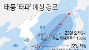 태풍 '타파' 영향…제주·남해안 물폭탄
