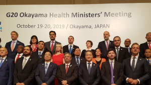 박능후 복지장관, G20 회의서 ‘보편적 의료보장’ 강조
