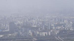 제주·부울경 미세먼지 농도 올들어 최대